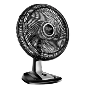 Ventilador de Mesa com 8 Pás Super Silencioso Tubo Preto e Cinza 40CM 220V 140W - VTX-40 - Mondial