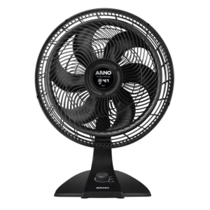 Ventilador 2 em 1 40cm Turbo Force Mesa ou Parede com 6 Pás e 3 Velocidades 126W Preto VF42 Arno