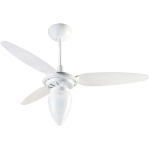Ventilador de Teto Ventisol Wind CV3 com Lustre 130W Branco