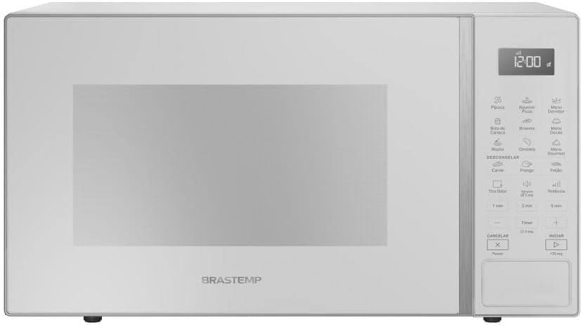 Micro-ondas Brastemp Branco 32 Litros com Menu Gourmet Bms46ab - Bivolt