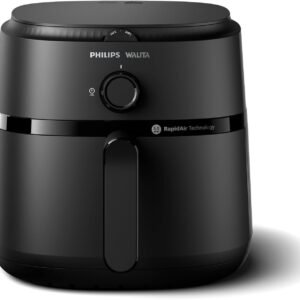 Fritadeira Airfryer Série 1000 XL, Philips Walita, 6,2 litros, Preta,110v - NA130/00
