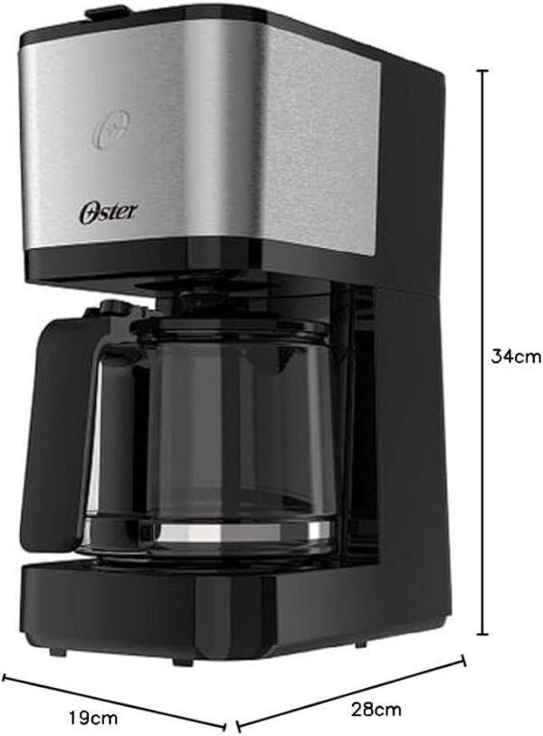 Cafeteira Oster Inox 1,2L, OCAF600, 220V - Imagem 4