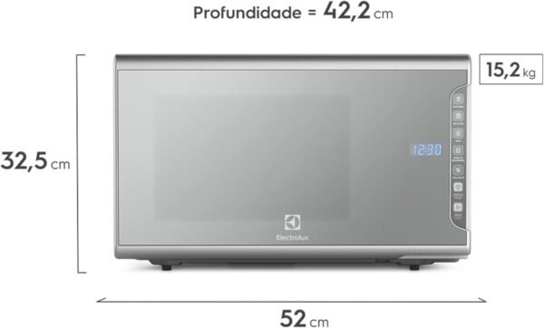 Micro-Ondas, MI41S, 31L, Prata, Bivolt, Electrolux - Imagem 3