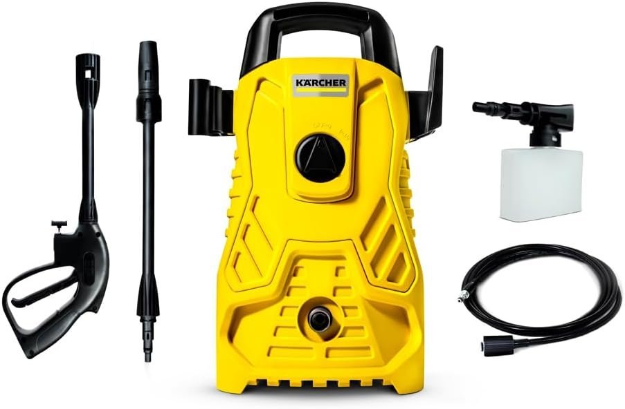 Lavadora de Alta pressão Kärcher Compacta 1500 PSI/Libras 1200W 300L/h com Aplicador de Detergente e Bivolt