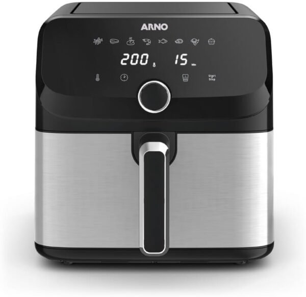 Fritadeira Sem Oleo Arno Air Fryer Mega Digital 7,5l 220v