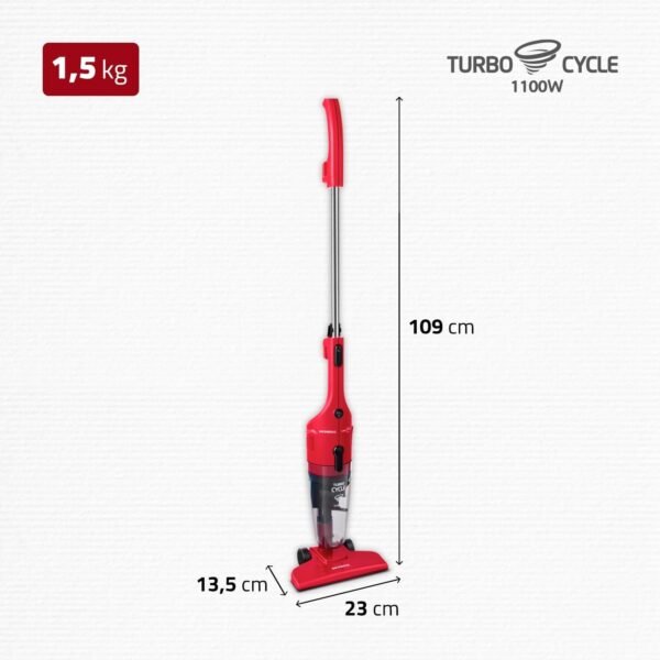 Aspirador de Pó Turbo Cycle, Mondial, Vermelho/Preto, Bivolt - Imagem 6