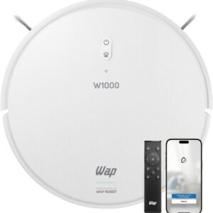 Aspirador de Pó Robô ROBOT W1000, Automático, 350ml, Compatível com Assistentes de Voz e Mapeamento, 36W Bivolt