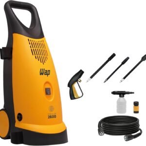 WAP Lavadora de Alta Pressão PREMIUM 2600, Semi Intensivo, 360L/h, com Motor de Indução e Bico Regulável, Bivolt
