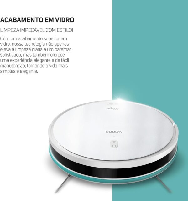 Aspirador de Pó Robô ROBOT W1000, Automático, 350ml, Compatível com Assistentes de Voz e Mapeamento, 36W Bivolt - Imagem 6