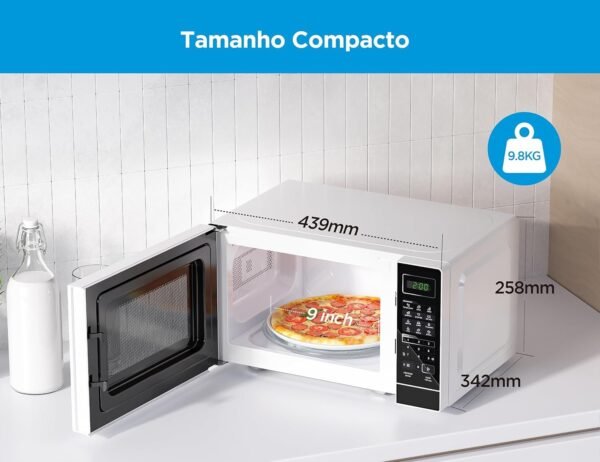 Microondas R1 BRANCO PORTA PRETA 20L MRAS21/MRAS22 - Imagem 6