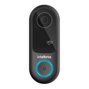 Vídeo porteiro com Wi-Fi e Controle Pelo App Allo w3 Preto - Intelbras