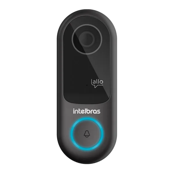 Vídeo porteiro com Wi-Fi e Controle Pelo App Allo w3 Preto - Intelbras