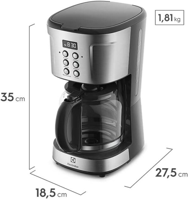 Cafeteira Elétrica Digital Electrolux 38 Xícaras Experience ECM30 127v - Imagem 3